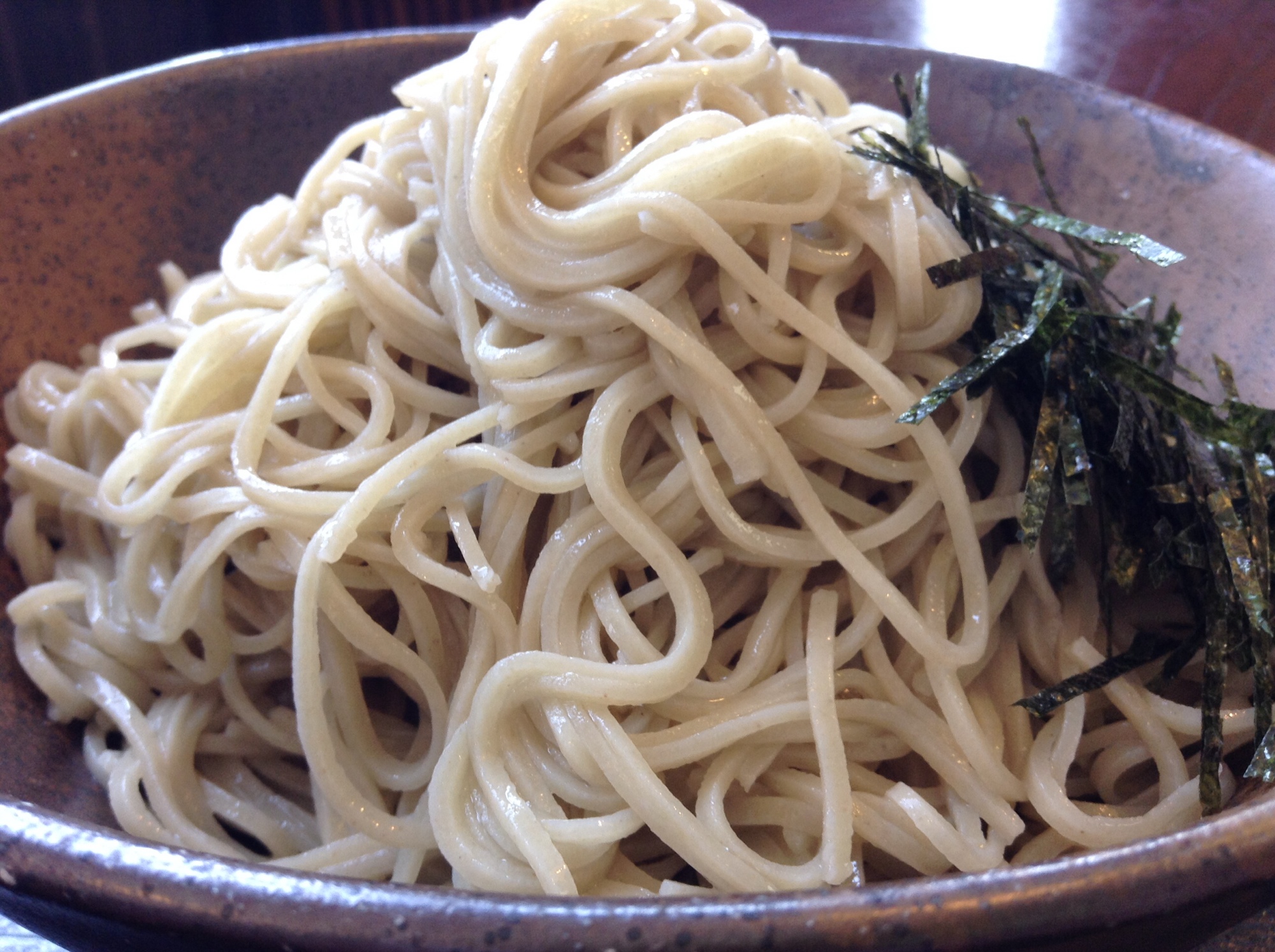 あら鵜の蕎麦は能登産