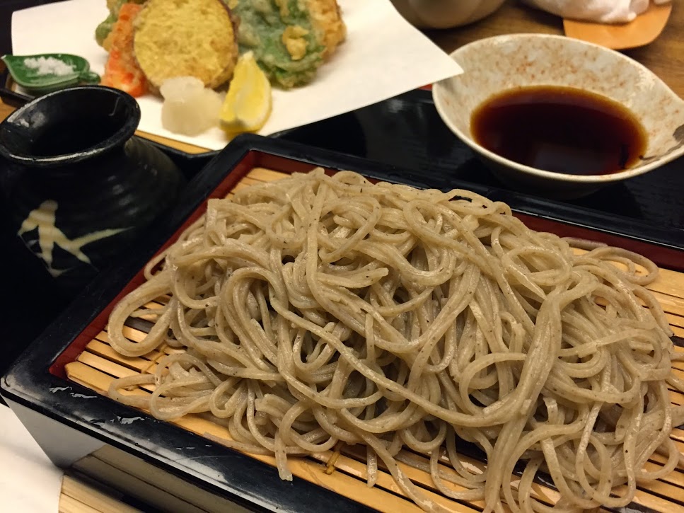 大藪の蕎麦と天麩羅