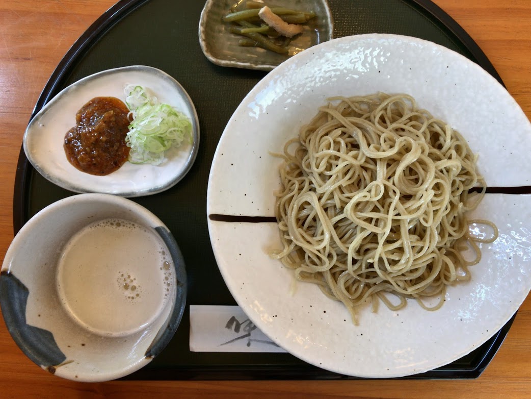 しん馬おしぼり二八蕎麦