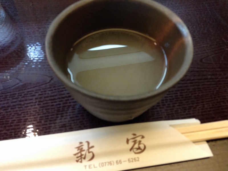 新富の蕎麦湯