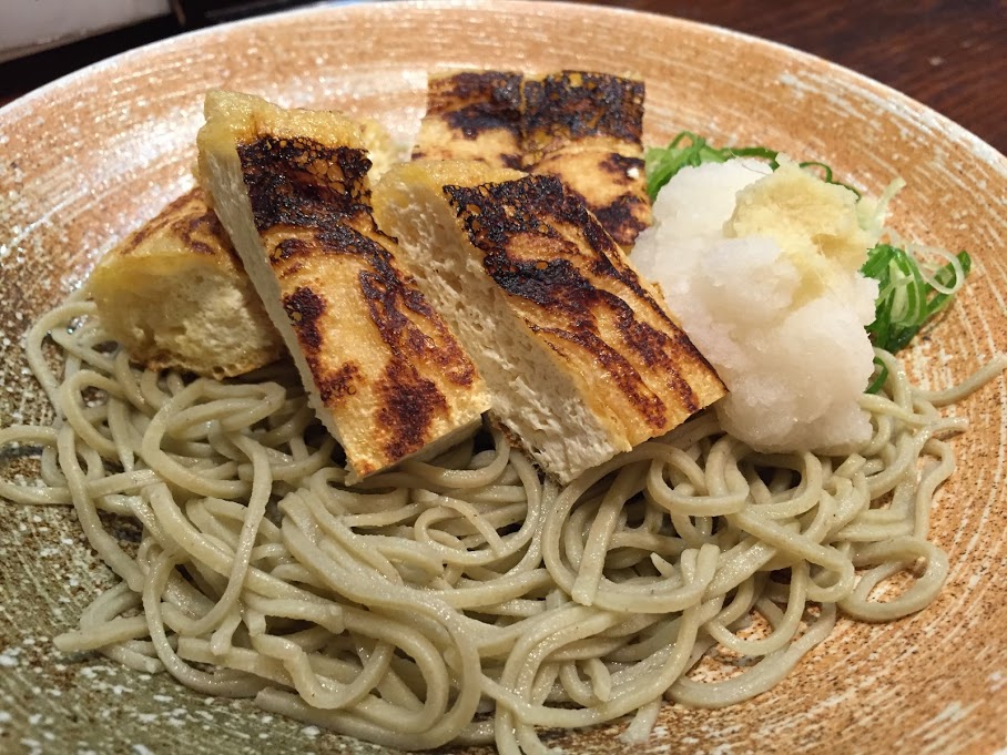 やす竹あげ焼きおろし蕎麦